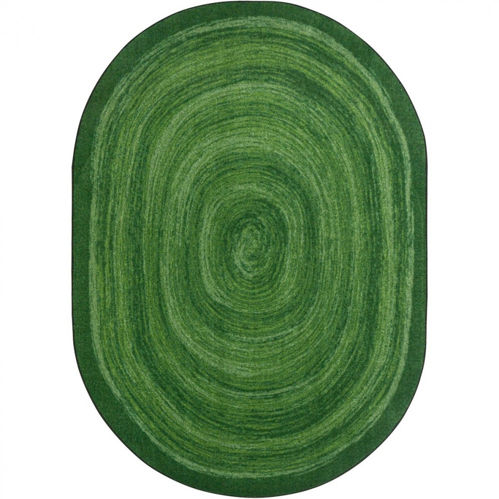 Feeling Fun 7'8" x 10'9" Oval area rug in color Green Feeling Fun 7'8" x 10'9" Oval area rug in color Green