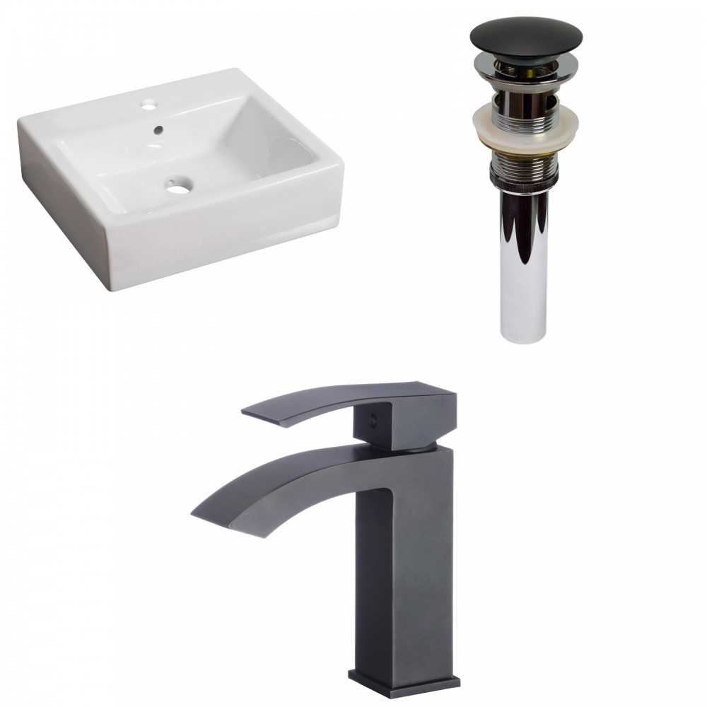 21-in. W Bathroom Vessel Sink Set_AI-30098