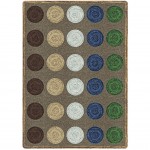 Mindful Seating 10'9" x 13'2" area rug in color Multi