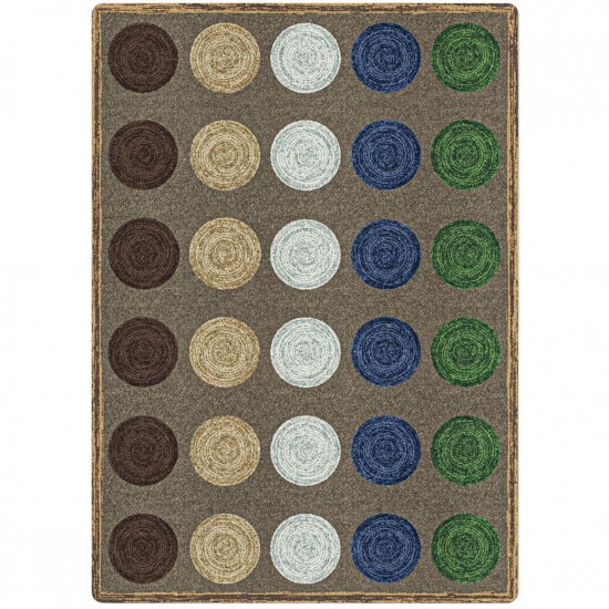 Mindful Seating 10'9" x 13'2" area rug in color Multi