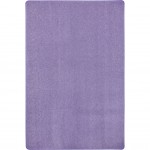 Just Kidding 4' x 6' area rug in color Very Violet