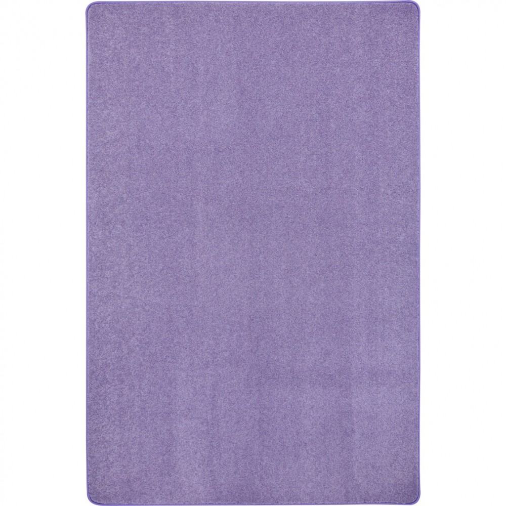 Just Kidding 4' x 6' area rug in color Very Violet