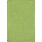 Just Kidding 4' x 6' area rug in color Lime Green