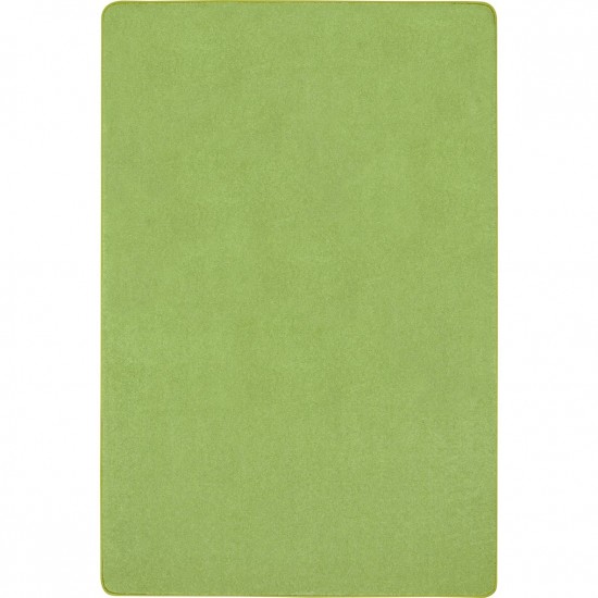 Just Kidding 4' x 6' area rug in color Lime Green