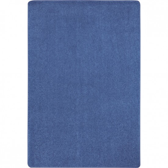 Just Kidding 6' x 6' area rug in color Cobalt Blue