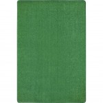 Just Kidding 6' x 6' area rug in color Grass Green