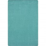 Just Kidding 6' x 9' area rug in color Seafoam