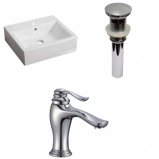 21-in. W Bathroom Vessel Sink Set_AI-30099