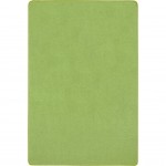 Just Kidding 12' x 6' area rug in color Lime Green