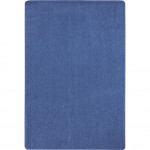 Just Kidding 12' x 7'6" Oval area rug in color Cobalt Blue