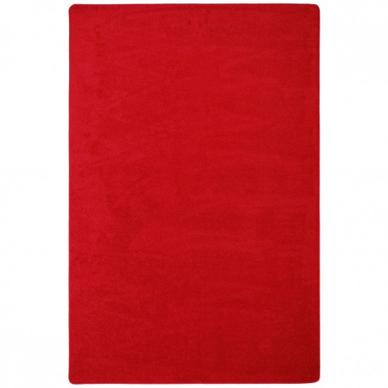 Endurance 4' x 6' area rug in color Red