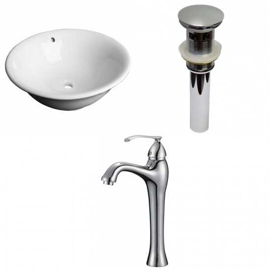 17-in. W Bathroom Vessel Sink Set_AI-30102