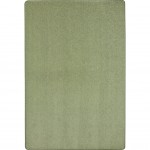 Endurance 6' x 9' Oval area rug in color Sage