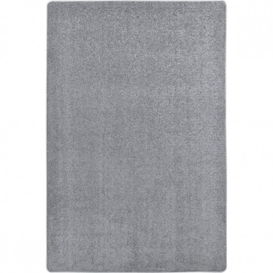 Endurance 6' x 9' Oval area rug in color Silver