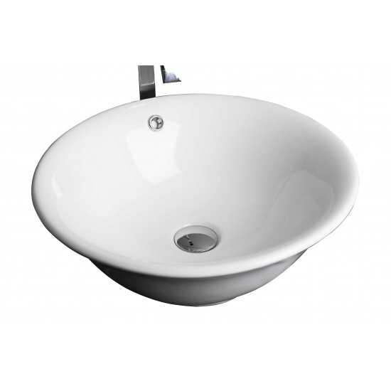 17-in. W Bathroom Vessel Sink Set_AI-30103