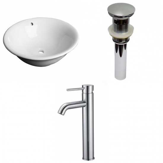 17-in. W Bathroom Vessel Sink Set_AI-30104