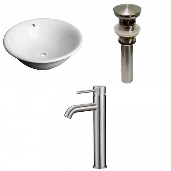 17-in. W Bathroom Vessel Sink Set_AI-30105