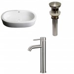 25.25-in. W Bathroom Vessel Sink Set_AI-30110