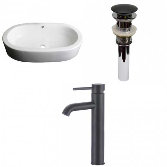 25.25-in. W Bathroom Vessel Sink Set_AI-30111