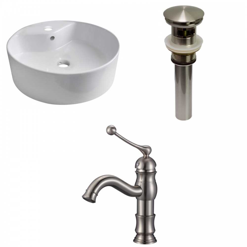 18.25-in. W Bathroom Vessel Sink Set_AI-30114