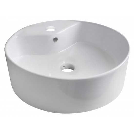 18.25-in. W Bathroom Vessel Sink Set_AI-30114