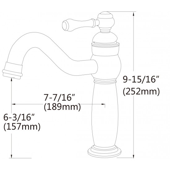 18.25-in. W Bathroom Vessel Sink Set_AI-30117