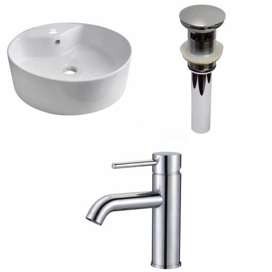 18.25-in. W Bathroom Vessel Sink Set_AI-30118