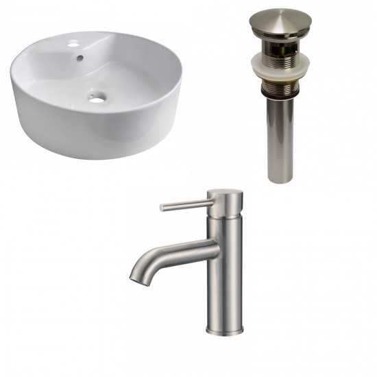 18.25-in. W Bathroom Vessel Sink Set_AI-30119