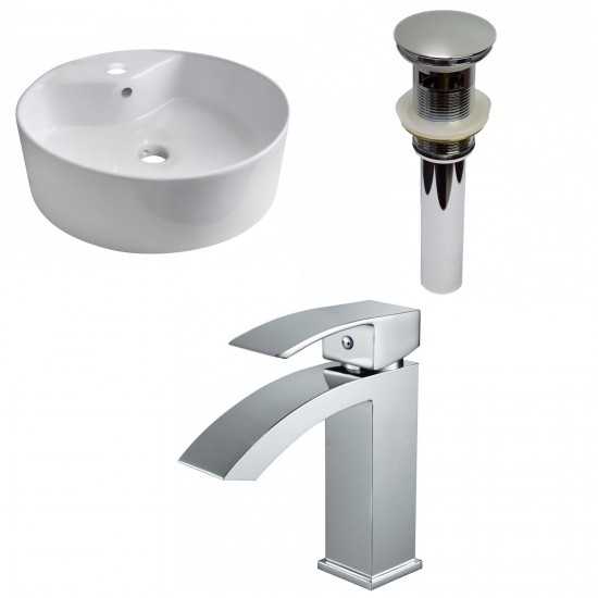 18.25-in. W Bathroom Vessel Sink Set_AI-30123