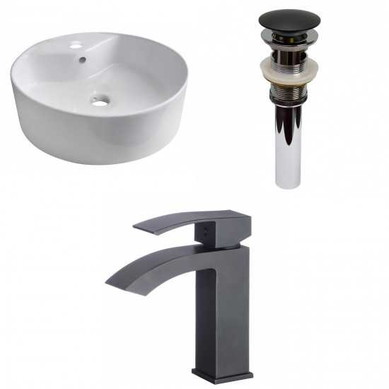 18.25-in. W Bathroom Vessel Sink Set_AI-30124