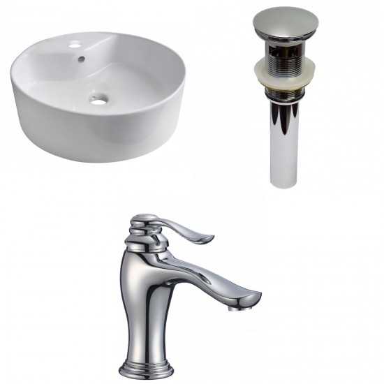 18.25-in. W Bathroom Vessel Sink Set_AI-30125