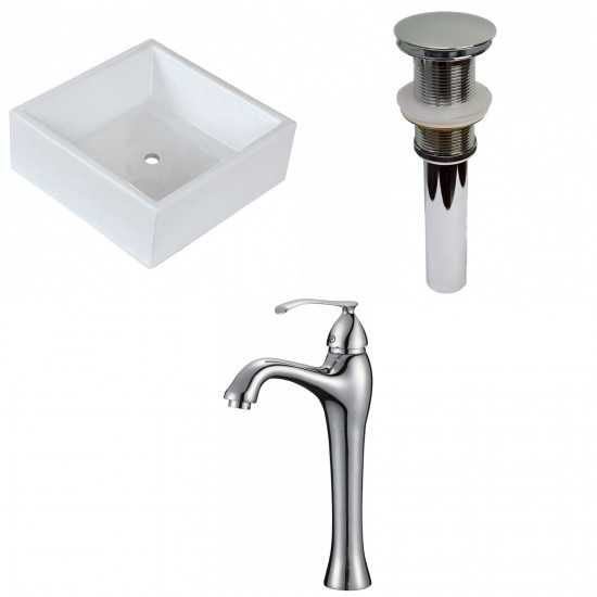 14.75-in. W Bathroom Vessel Sink Set_AI-30128