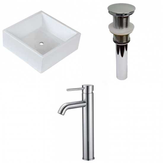 14.75-in. W Bathroom Vessel Sink Set_AI-30130