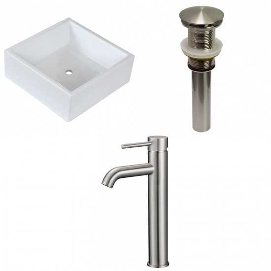 14.75-in. W Bathroom Vessel Sink Set_AI-30131