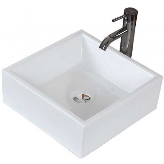 14.75-in. W Bathroom Vessel Sink Set_AI-30131