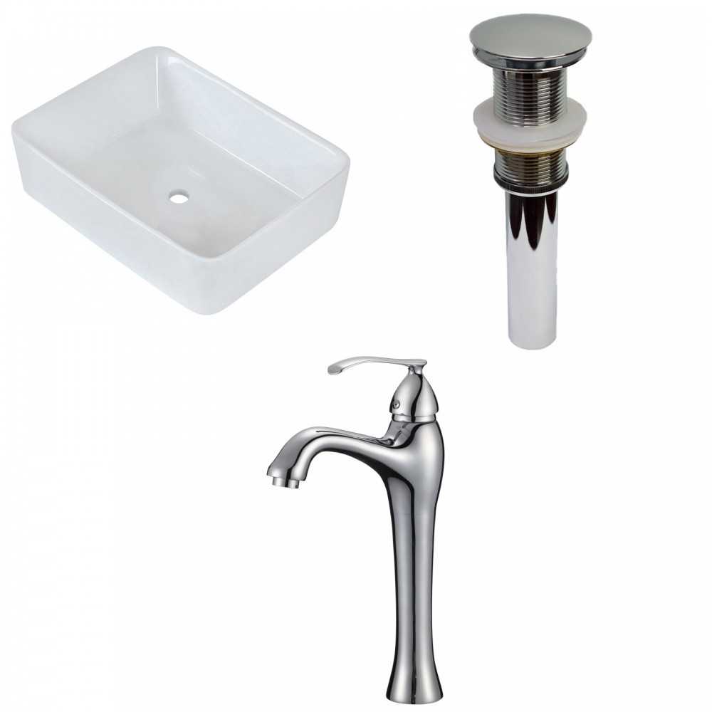 18.75-in. W Bathroom Vessel Sink Set_AI-30133