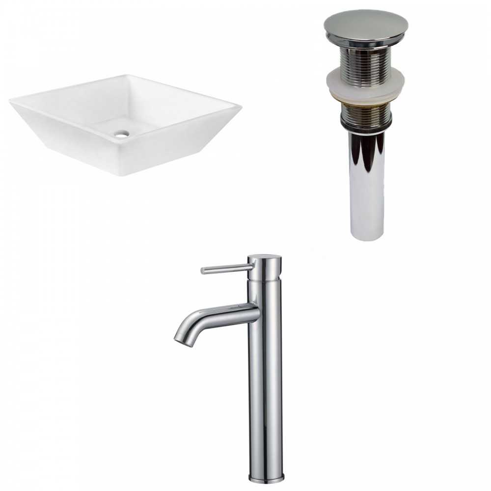 15.75-in. W Bathroom Vessel Sink Set_AI-30156