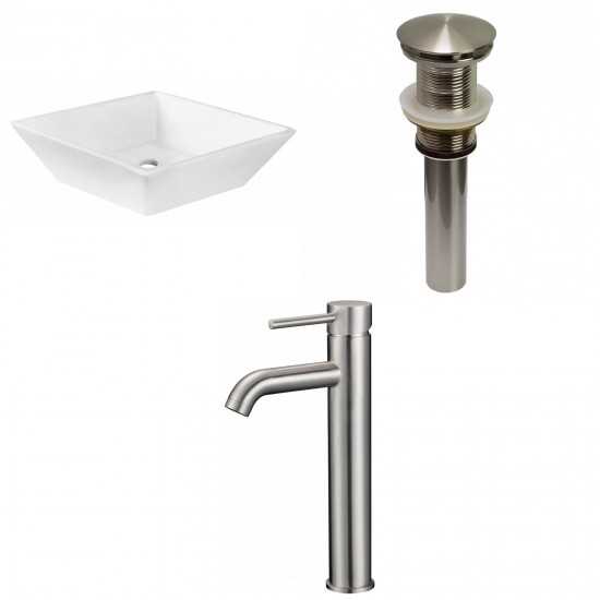 15.75-in. W Bathroom Vessel Sink Set_AI-30157