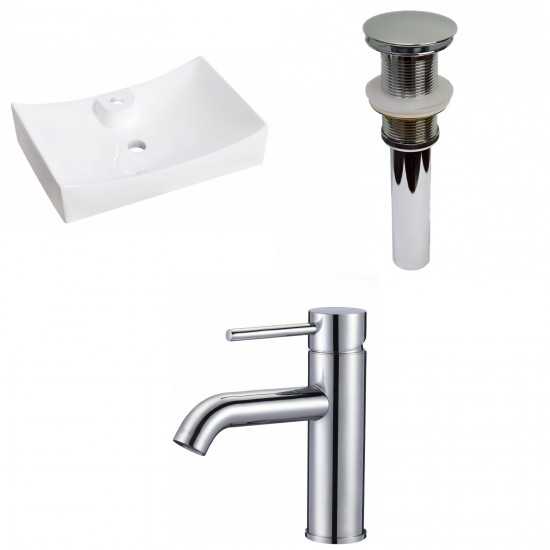 26-in. W Bathroom Vessel Sink Set_AI-30165