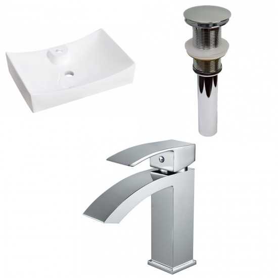 26-in. W Bathroom Vessel Sink Set_AI-30170