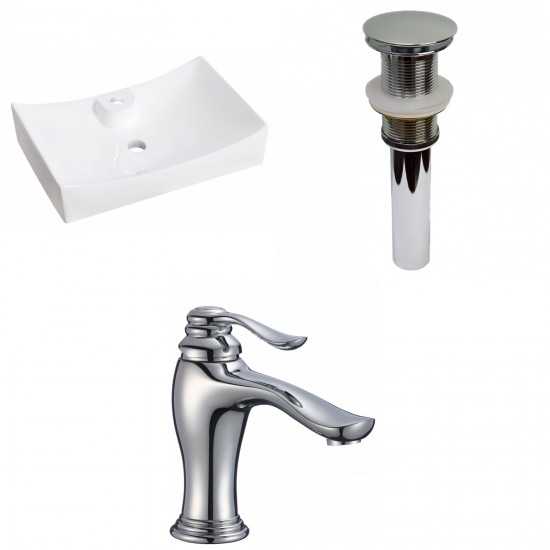 26-in. W Bathroom Vessel Sink Set_AI-30172