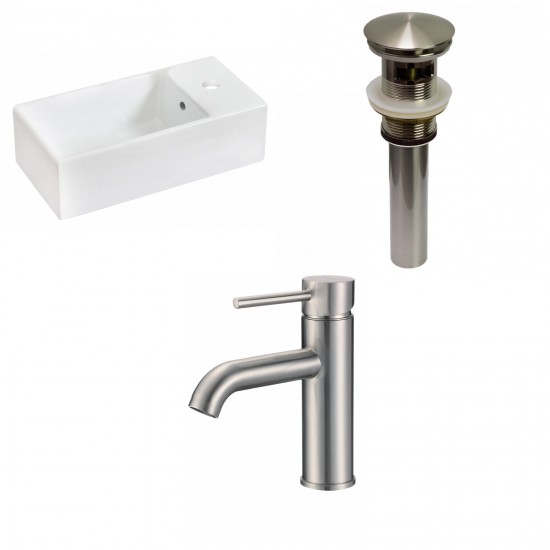 19.25-in. W Bathroom Vessel Sink Set_AI-30214