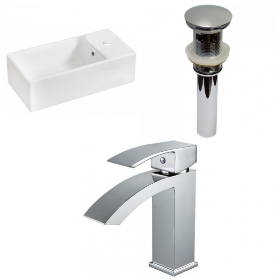 19.25-in. W Bathroom Vessel Sink Set_AI-30218