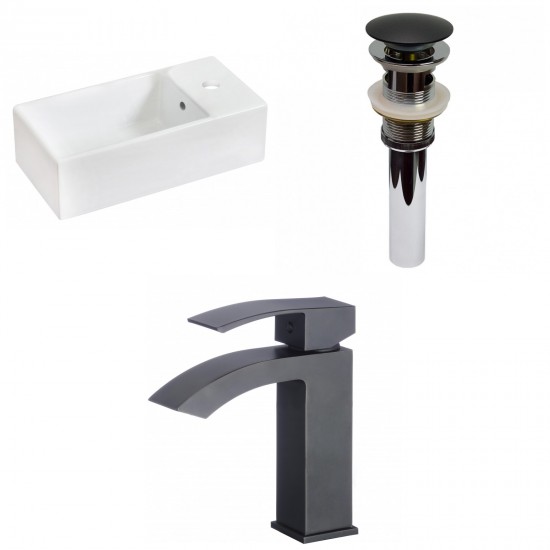 19.25-in. W Bathroom Vessel Sink Set_AI-30219