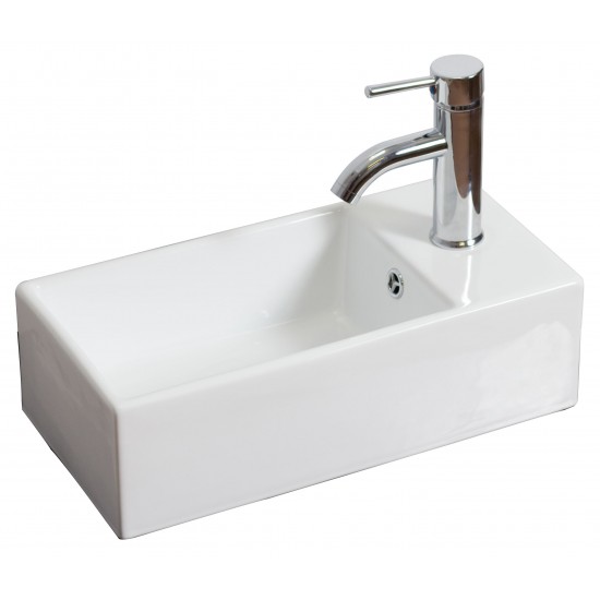 19.25-in. W Bathroom Vessel Sink Set_AI-30219