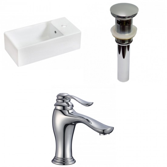 19.25-in. W Bathroom Vessel Sink Set_AI-30220