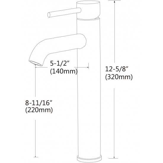 20-in. W Bathroom Vessel Sink Set_AI-30241