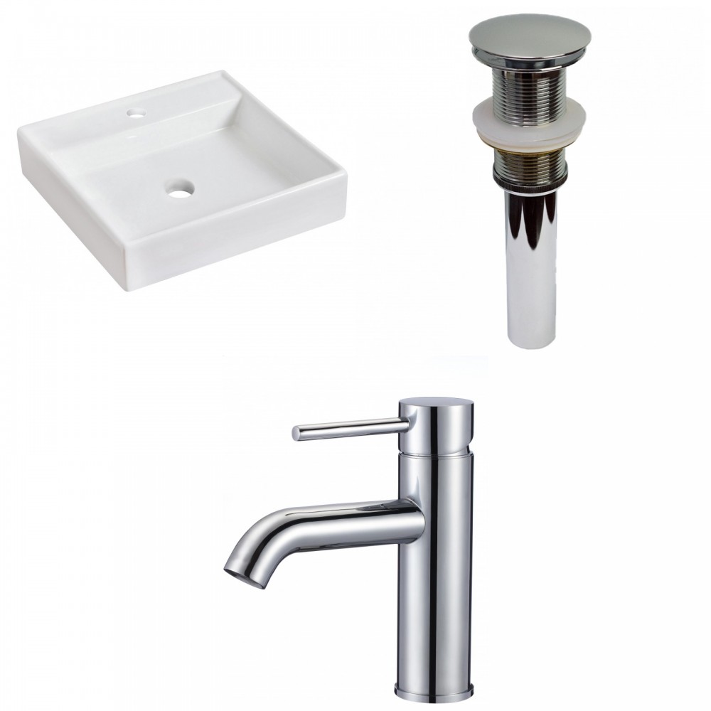 17.5-in. W Bathroom Vessel Sink Set_AI-30266