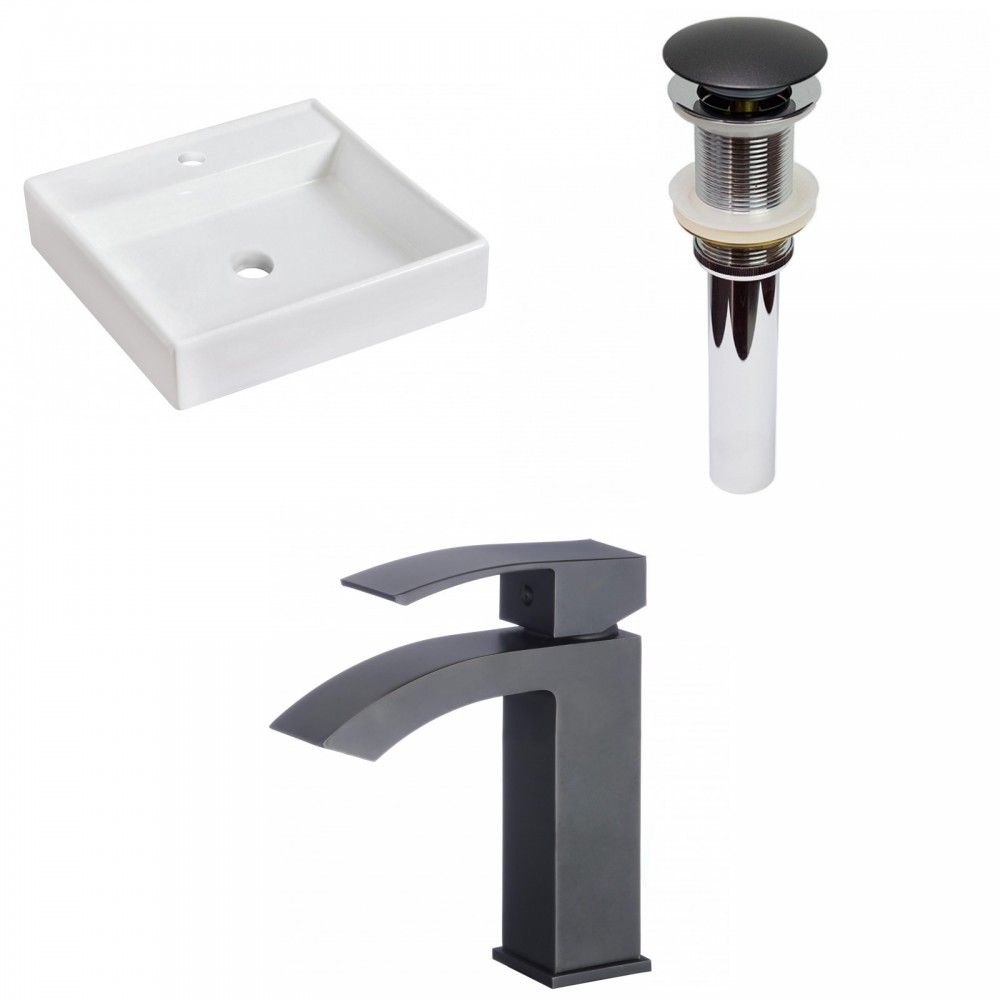 17.5-in. W Bathroom Vessel Sink Set_AI-30272