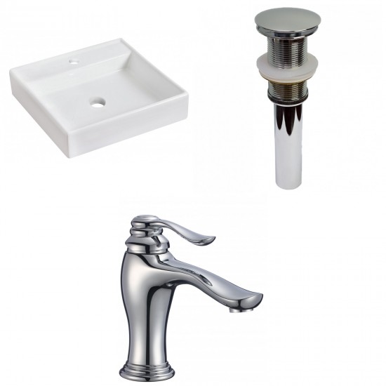 17.5-in. W Bathroom Vessel Sink Set_AI-30273